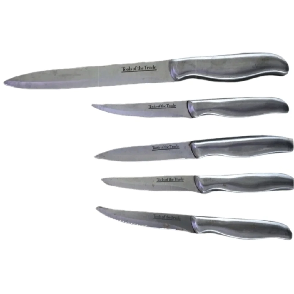 Tools Of The Trade Stainless Steel Steak Knives Serrated Slicing Knife Paring